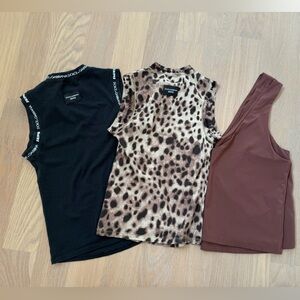 Bundle of 3 tops - 2 SKIMS x Dolce & Gabbana tops and 1 Vuori Villa top